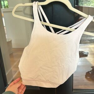 Lululemon high neck energy bra in a gorgeous blush pink